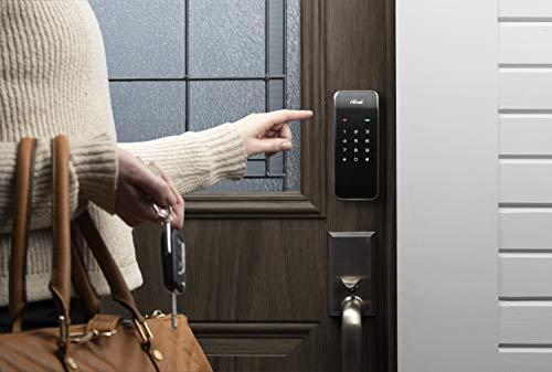 Alfred Alfred DB2 Smart Door Lock Deadbolt Touchscreen Keypad, Pin Code + Bluetooth, Up-to 20 Pin Codes (Chrome)