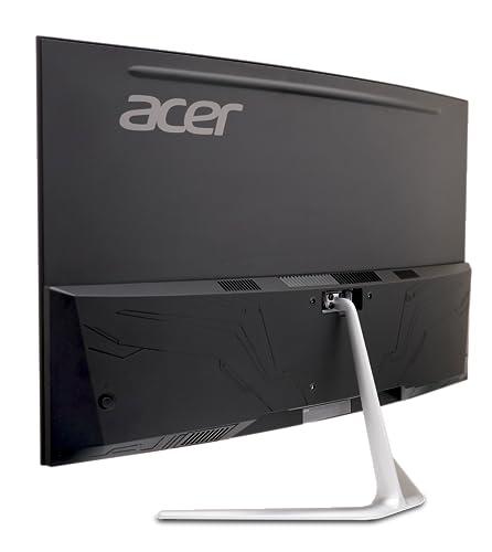 acer Acer Nitro 31.5\" FHD 1920 x 1080 1500R Curved PC Gaming Monitor | AMD FreeSync Premium | Up to 165Hz Refresh | 1ms VRB | VESA Mountable | 1 x Display Port 1.2 & 2 x HDMI 1.4 | EDA320Q PBIIPX