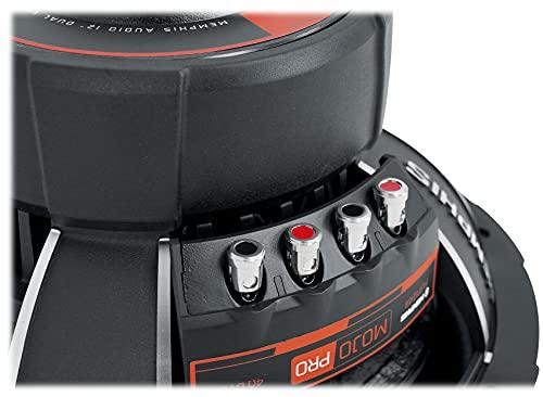 Memphis Audio Memphis Audio MJP1244 12 in 1500 Watt MOJO Pro Car Audio Subwoofer DVC 4 ohm Sub, Black