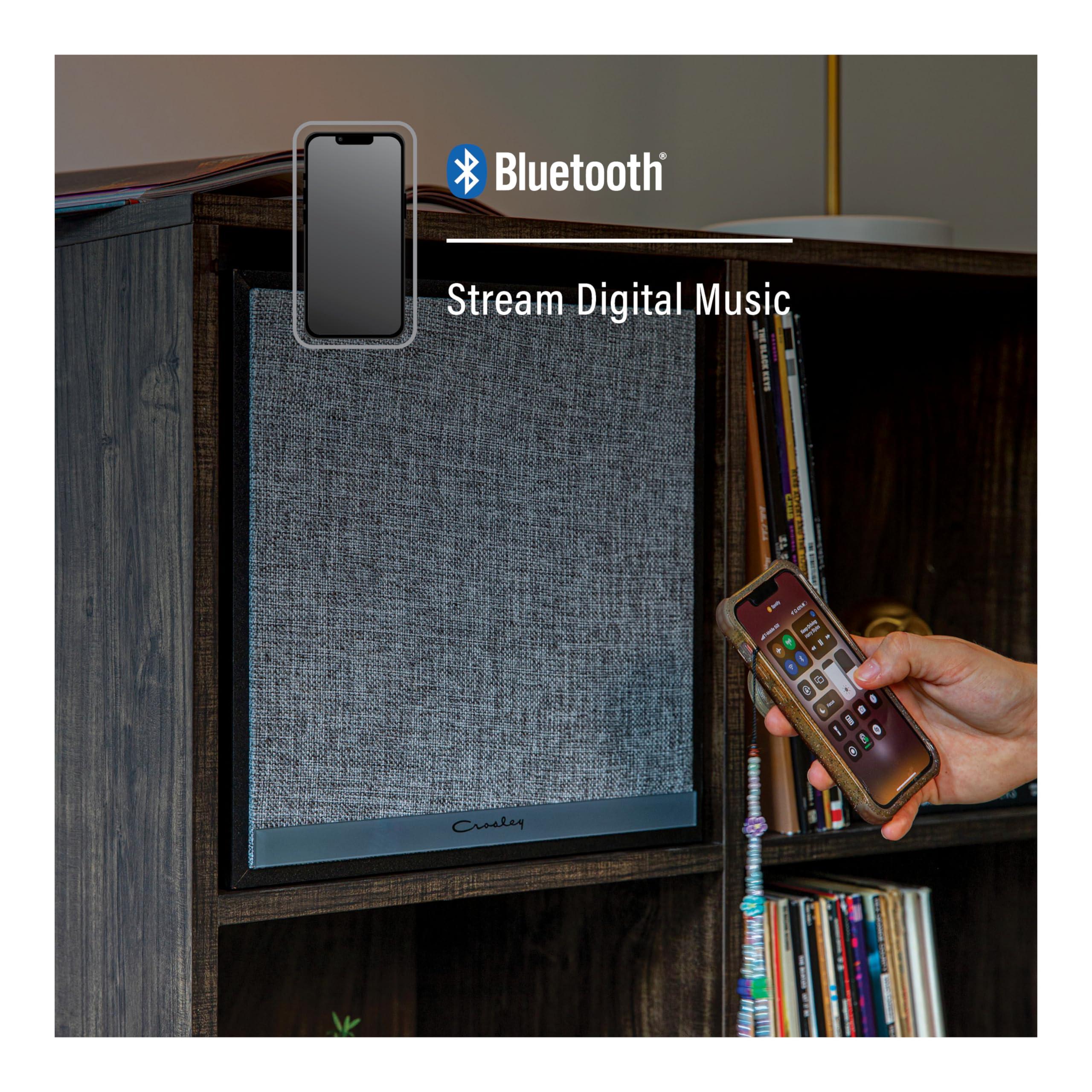 Crosley Crosley CR3111A-BK Cadence Cube Bluetooth Speaker, Black