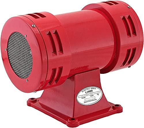 Vixen Horns Vixen Horns Loud Air Raid Siren - Industrial Alarm Heavy Duty Electric Motor 120V, Fire Tornado Siren Horn (Omnidirectional, 116 dB, Range 1600 ft)