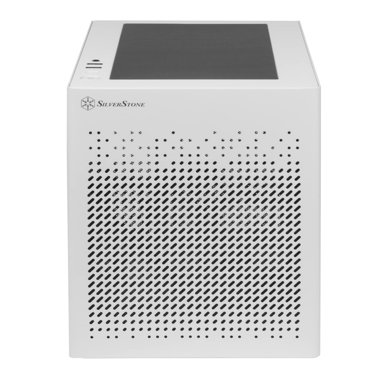 SilverStone SilverStone Technology SUGO 16 White Mini-ITX Small Form Factor case with All Steel Construction, SST-SG16W