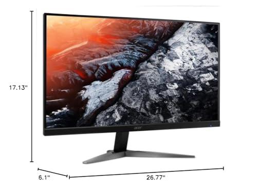 acer acer 27 170Hz 2K Gaming Monitor 1ms AMD FreeSync Premium, WQHD (2560 x 1440), HDR Support (1 x Display Port 1.2 & 2 x HDMI 2.0 Ports) Nitro KG271U Pbiip DealExpress Accessories