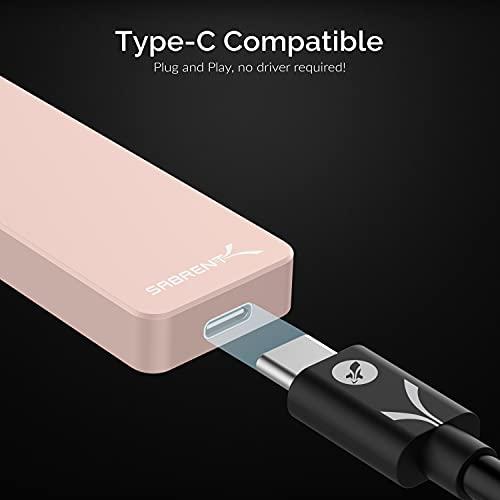 SABRENT SABRENT 512GB Rocket Nano External Aluminum SSD (Pink) (SB-512-NANO-PNK)