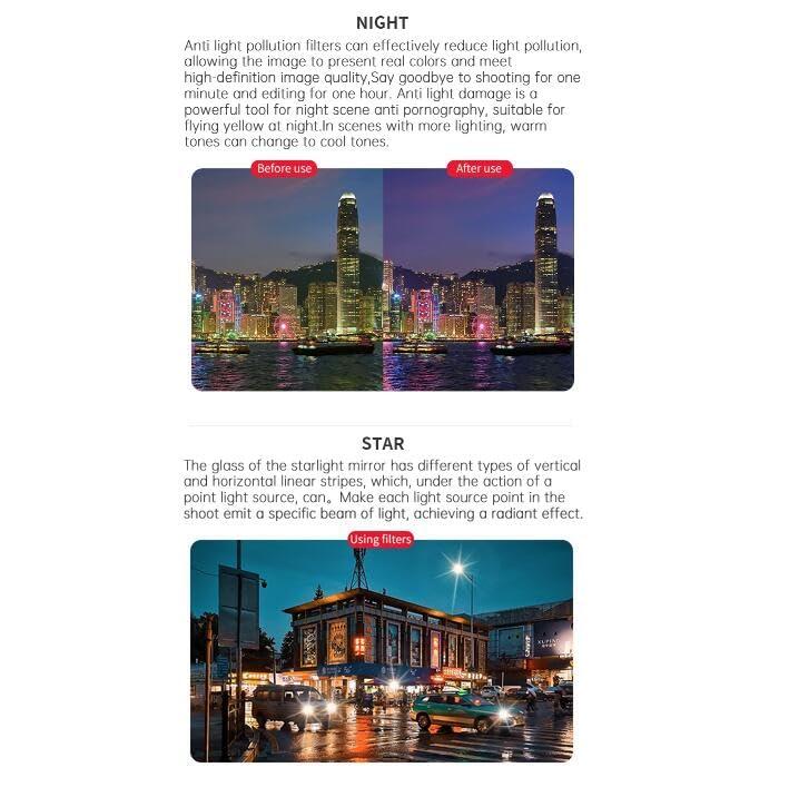 Coyktonty Coyktonty Lens Filters for Insta360 Ace Pro/Ace Pro 2,Waterproof Lens Protection Filter Set (ND8PL+ND16PL+ND32PL+ND64PL)