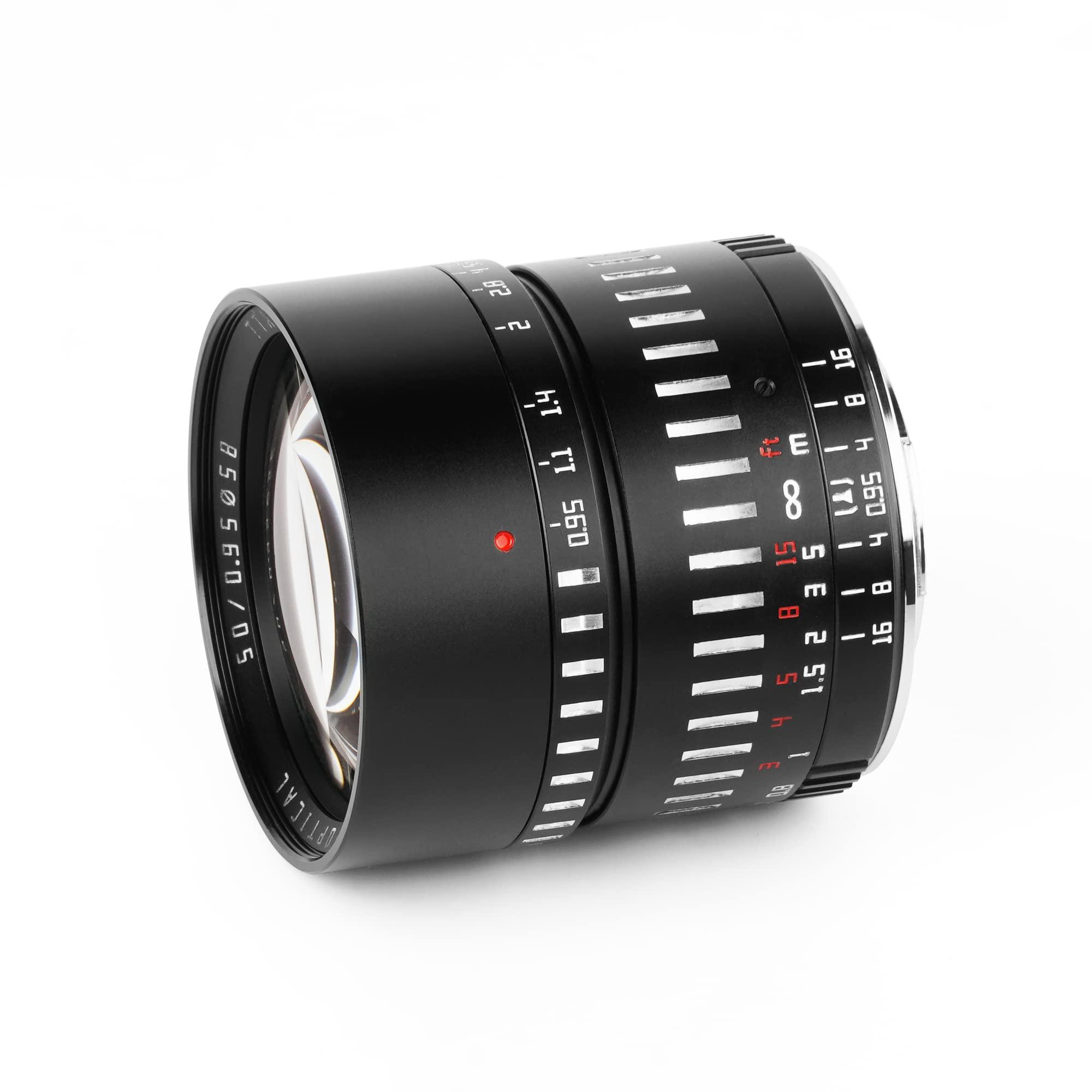 TTARTISAN TTArtisan 50mm F0.95 APS-C Large Aperture Portrait Prime Lens for L-Mount Camera Lecia T, TL, TL2, CL, Sigma FP