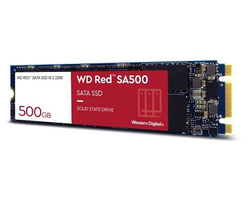 Western Digital Western Digital 500GB WD Red SA500 NAS 3D NAND Internal SSD - SATA III 6 Gb/s, M.2 2280, Up to 560 MB/s - WDS500G1R0B