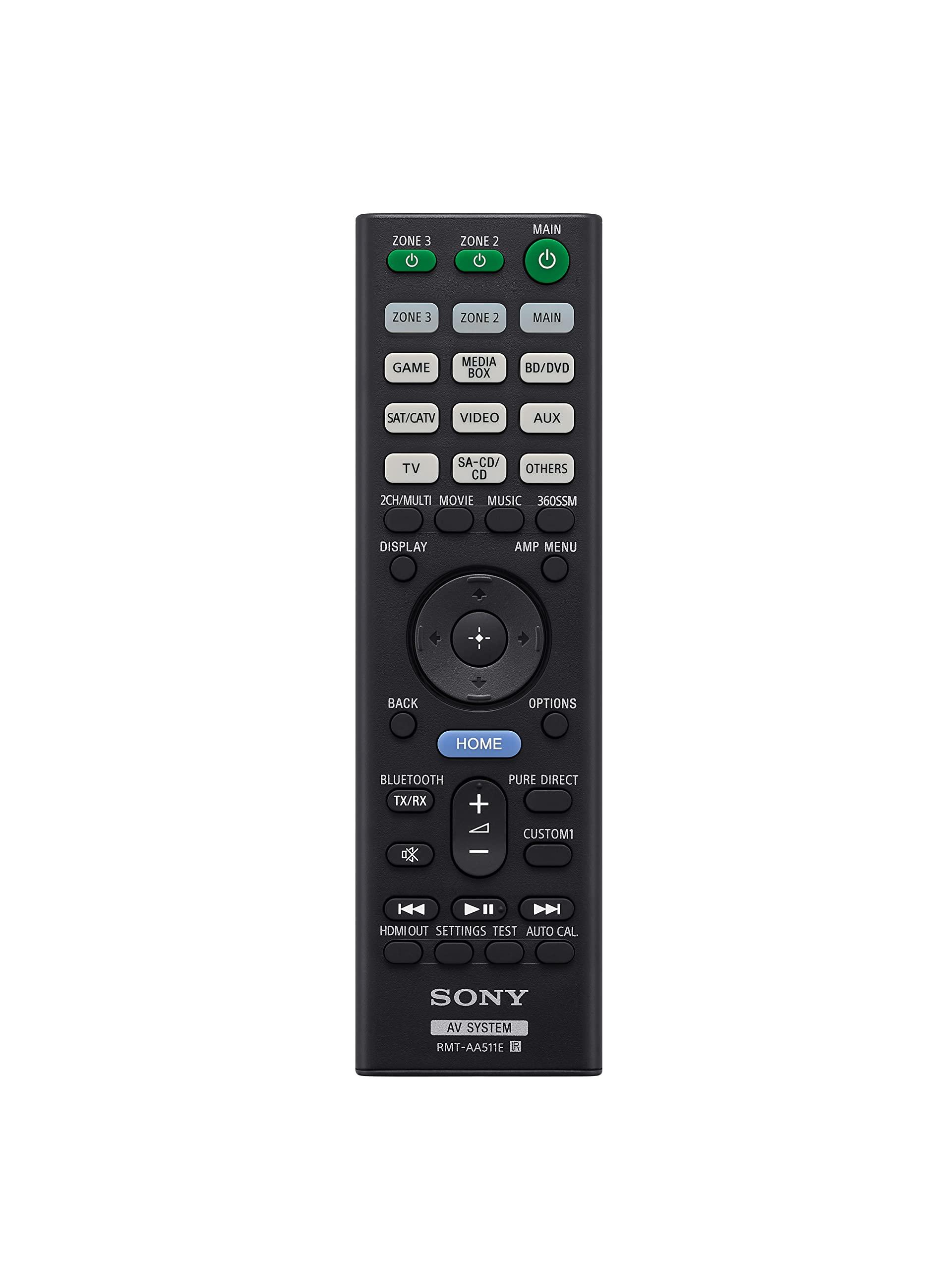Sony Sony STR-AN1000 7.2 CH Surround Sound Home Theater AV Receiver, Dolby Atmos, DTS:X, Bluetooth, WiFi, Google Chromecast, Spotify Connect, Apple AirPlay, HDMI 2.1