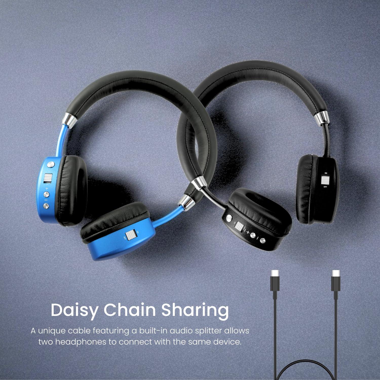 Puro Sound Labs Puro Sound Labs PuroQuiet Plus Volume Limited On-Ear Active Noise Cancelling Bluetooth Headphones Lightweight Headphones for Kids with Built-in MicrophoneSafer Sound Studio-Grade Quality (Black)