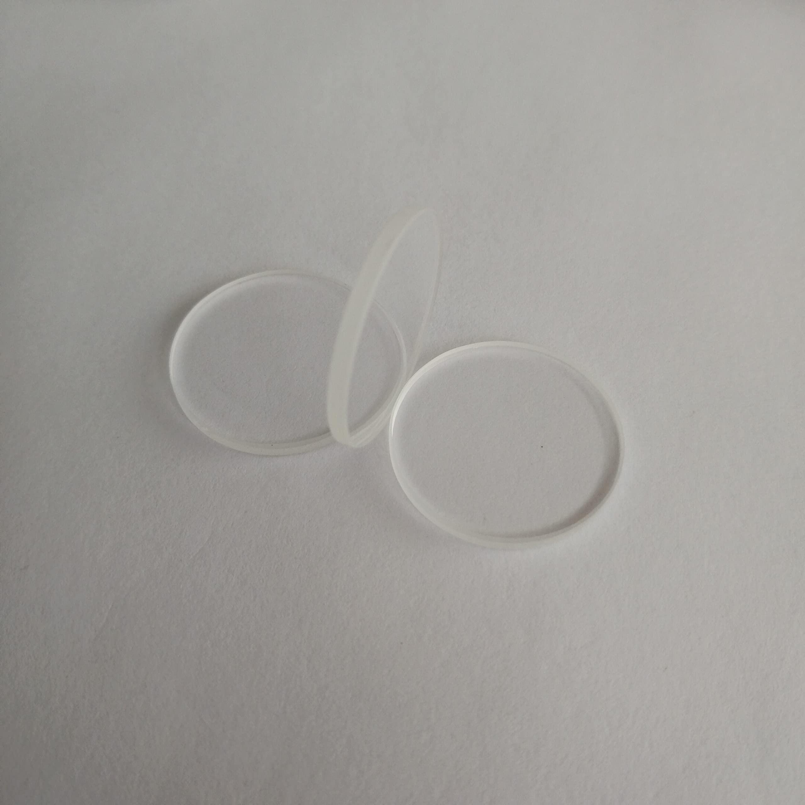 MNIWQH 3pcs JGS2 252.0mm Fused Silica Window Quartz Glass Disk