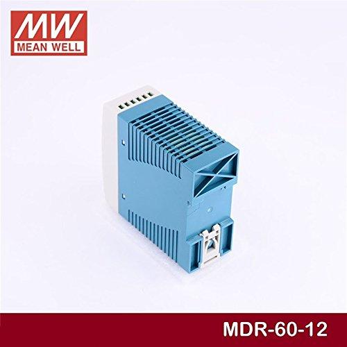 MEAN WELL DIN Rail PS 60W 12V 5A MDR-60-12 Meanwell AC-DC SMPS MDR-60 Series MEAN WELL Switching Power Supply