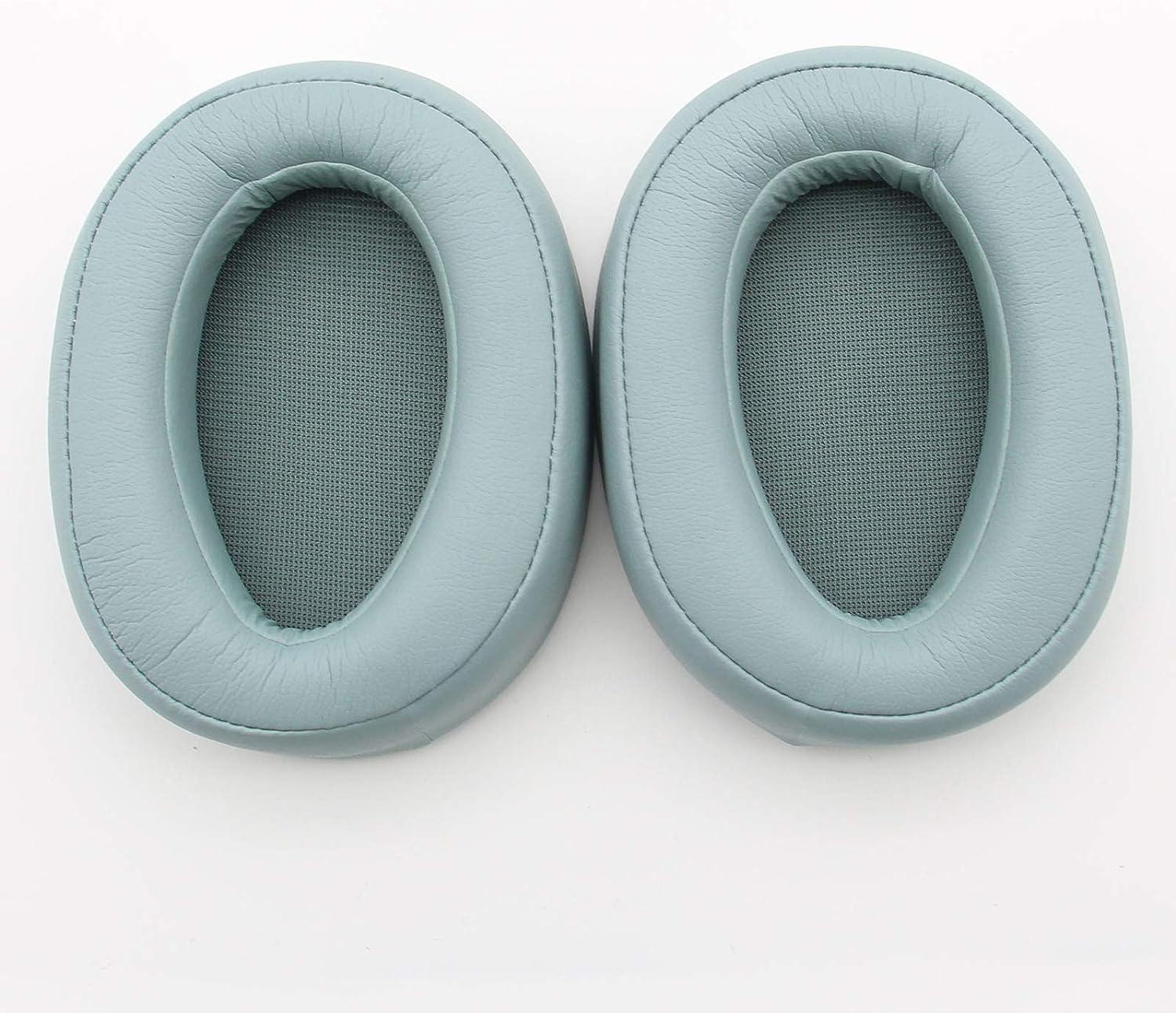 AIKKAUK Replacement Ear Pads Compatible with Sony MDR-100A MDR-100AAP MDR-H600A Headphones Made of Soft Protein Leather Combined with Memory Foam, Replacement Ear Pads for Repair Accessories (Mint Green)