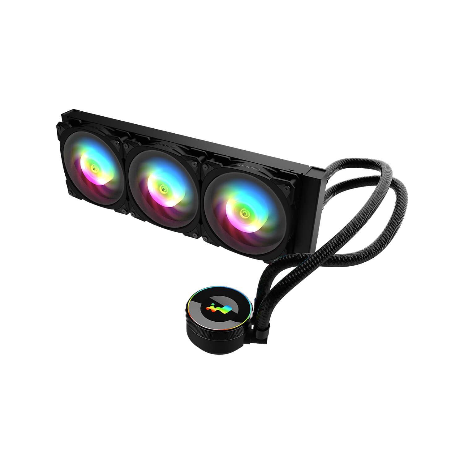 IN WIN InWin MR36 360MM AIO, Liquid Cooler, ARGB Rotatable CPU Blockhead, 360mm Radiator, 120mm ARGB PWM Fans x 3, AMD Ryzen AM5/AM4; Intel LGA 1700/1200