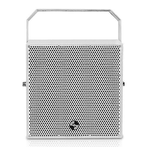 Sound Town Sound Town IP55 Certified 2-Way 70V/100V 6" Coaxial Weather-Resistant Installation Loudspeaker with U Bracket, Gray (TITAN-6G)