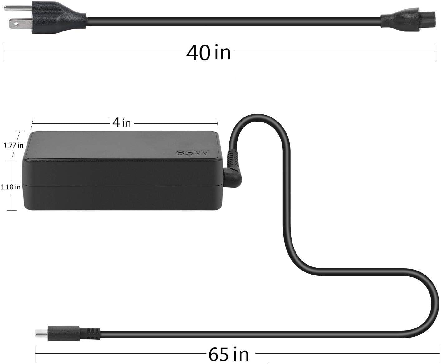 ArtiConnexl Charger for Lenovo Thinkpad T14 T14s T15 T16 P14s P15s L13 L15 L14 E14 E15 E16 X12 X13 Z13 G 1 2 3 4, P52s P53s P51s C14 C13 K14 G2 IRU Laptop 65W 45W USB C