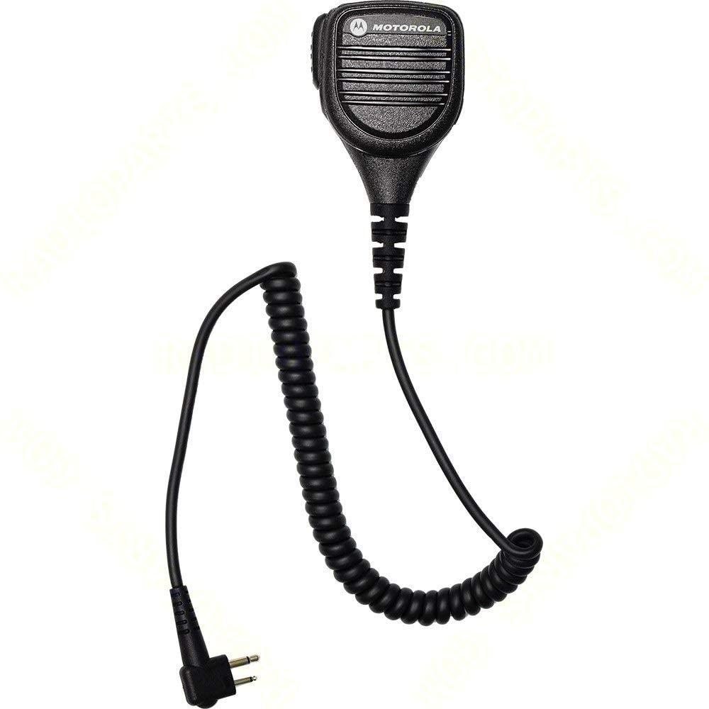 Motorola Motorola Original OEM PMMN4013 PMMN4013A Remote Speaker Microphone with 3.5mm Audio Jack, Coiled Cord & Swivel Clip, Intrinsically Safe (Renewed)