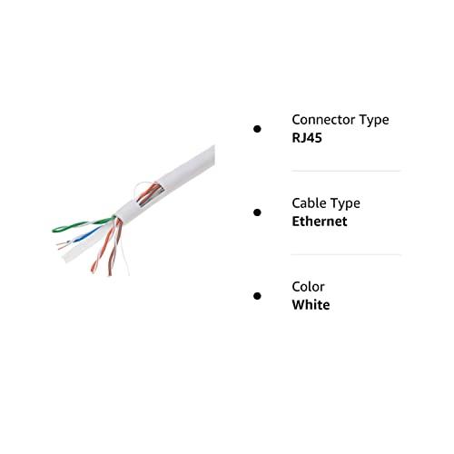 Cables Direct Online Cables Direct Online CAT6 Cable 1000ft Pull Box Solid Ethernet LAN UTP Cable 23AWG 550Mhz RJ45 Network CCA Copper Clad Aluminum Wire Bulk (White)