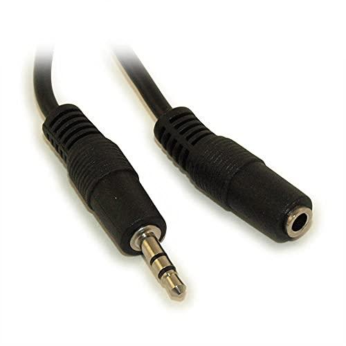 My Cable Mart MyCableMart 3ft 3.5mm Mini-Stereo TRS Male to Female Audio Extension Cable
