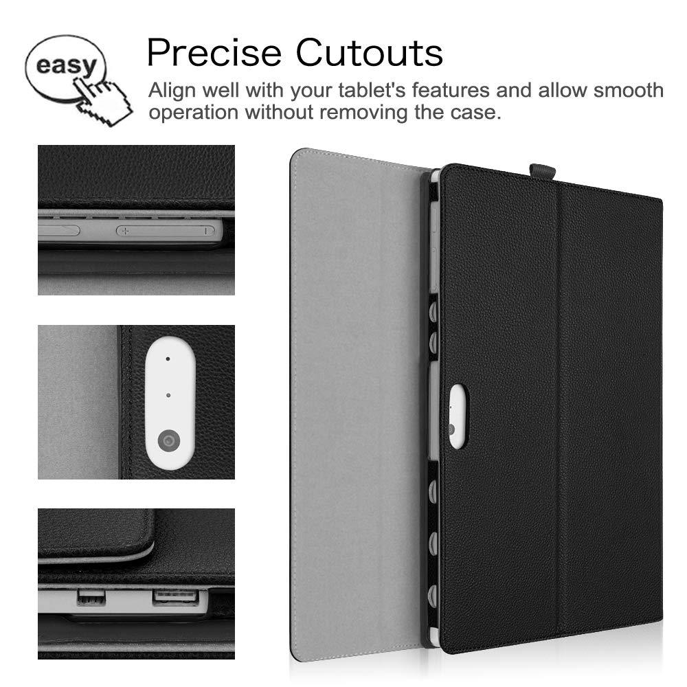 FINTIE Fintie Case for 12.3 Inch Microsoft Surface Pro 7 Plus/Pro 7 / Pro 6 / Pro 5 / Pro 4 / Pro 3 - Multiple Angle Viewing Portfolio Business Cover + Sleeve Case Carrying Bag with Stylus Loop & Pocket