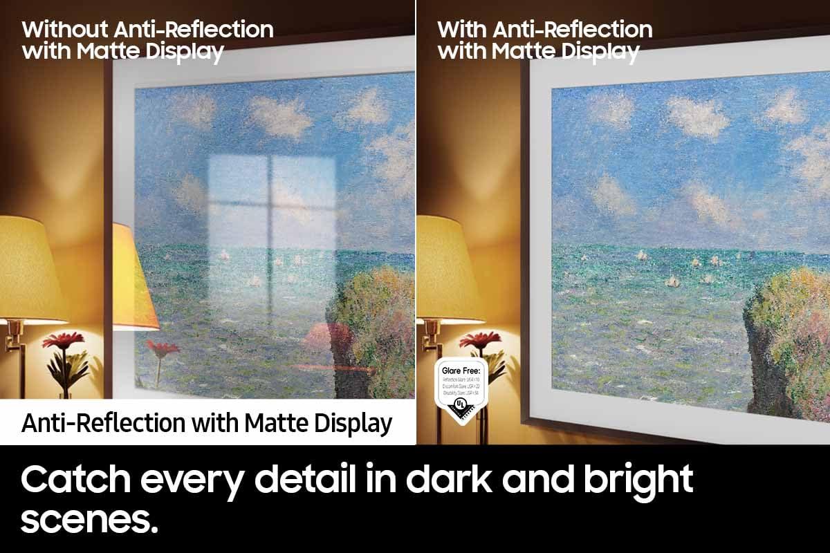 SAMSUNG Samsung QN65LS03DAFXZA 65 Inch The Frame 4K Smart Quantum HDR TV with 2 Year Amber Protection Plan (2024)