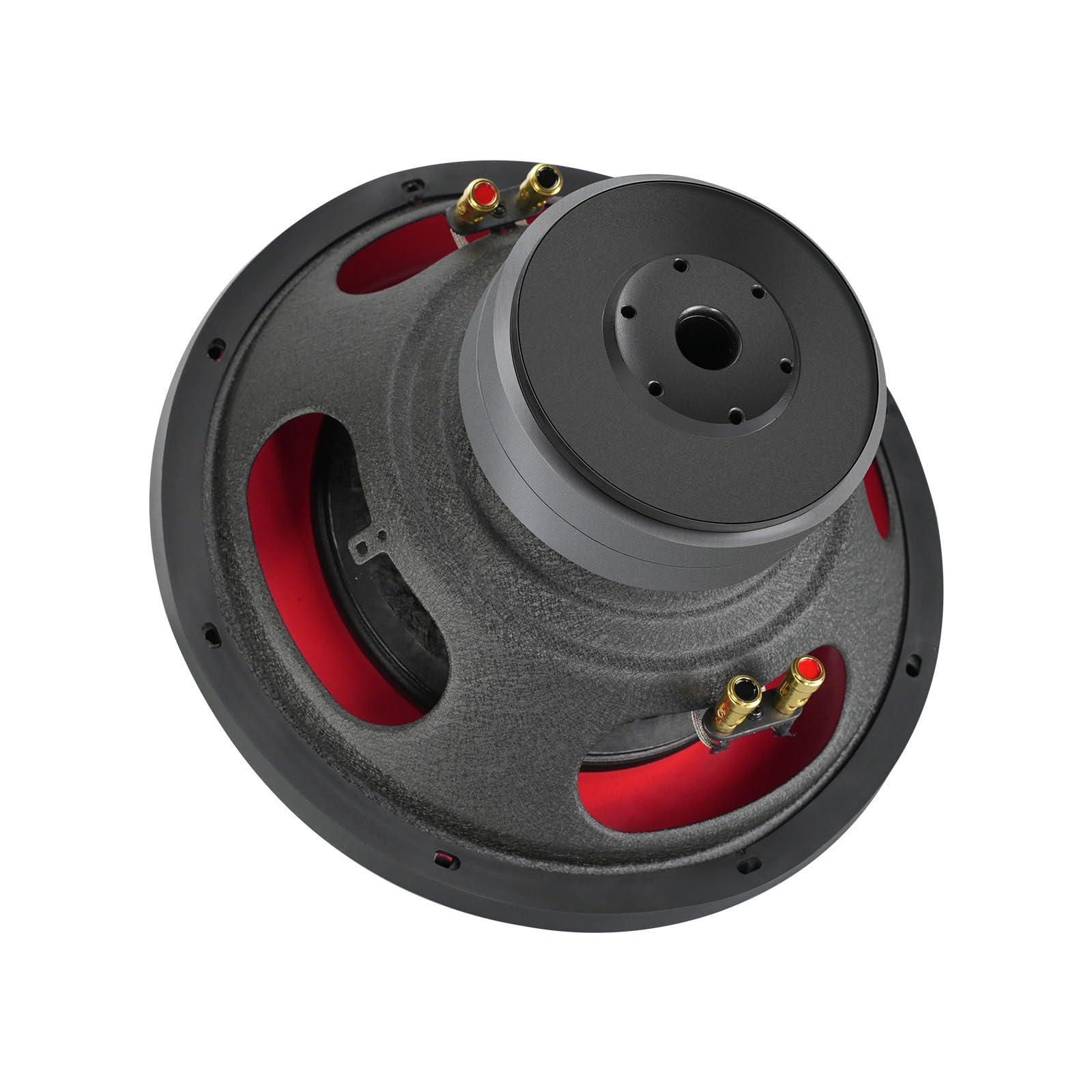Seventour Seventour 12 inch 1200 Watt Max Power Car Audio Dual 4 Ohm Shallow Mount Car Subwoofer (12\" - Dual 4 Ohm)