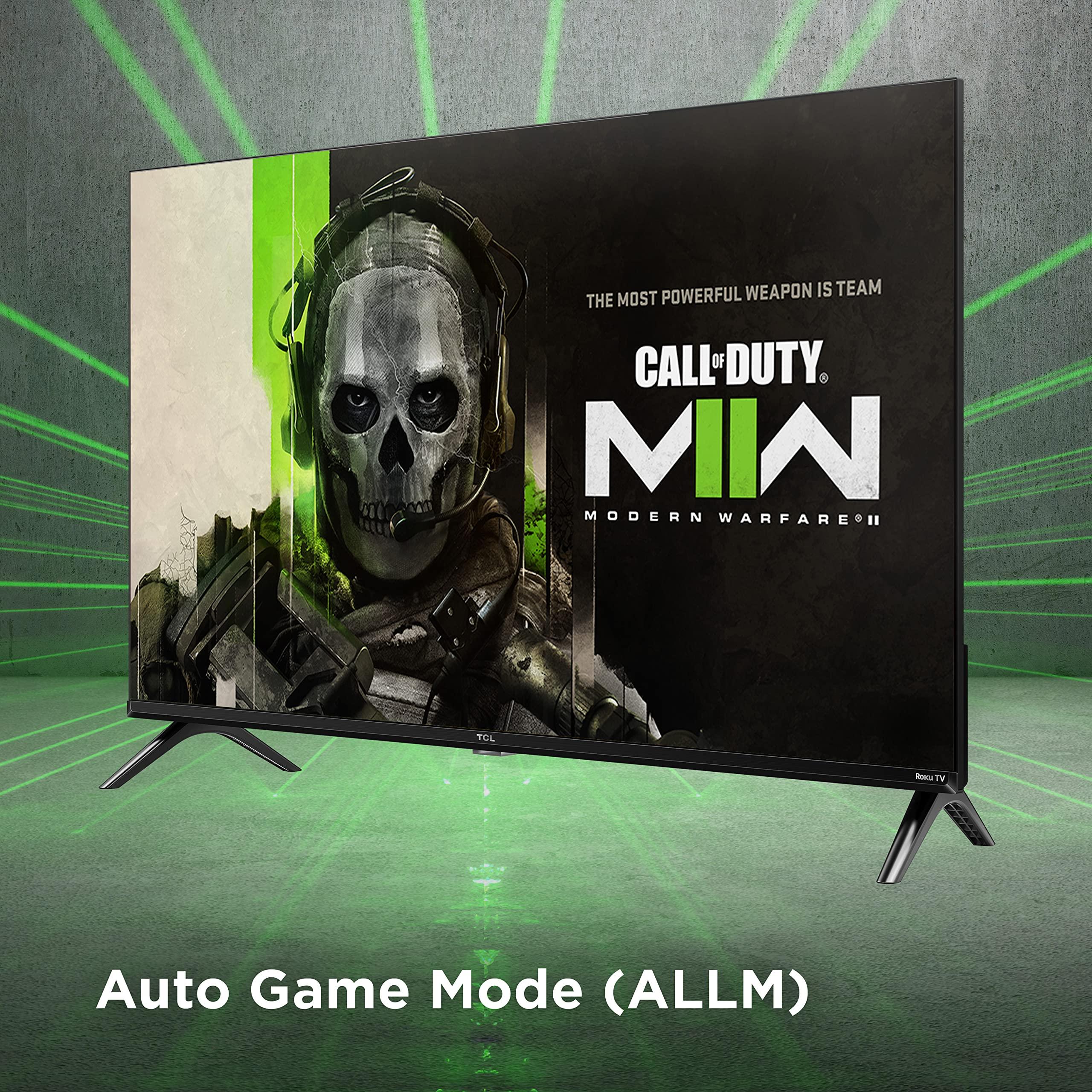 TCL TCL 40-Inch Class S3 1080p LED Smart TV with Roku TV (40S350R, 2023 Model), Compatible with Alexa, Google Assistant, and Apple HomeKit Compatibility, Streaming FHD Television,Black