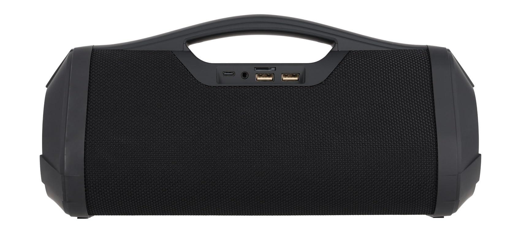 Rockville Rockville RPB-XL Black 30W RMS Bluetooth Speaker Boombox, Deep Bass, USB/SD/Aux Playback, TWS Linking, Long Battery Life, for Parties and Outdoor Adventures