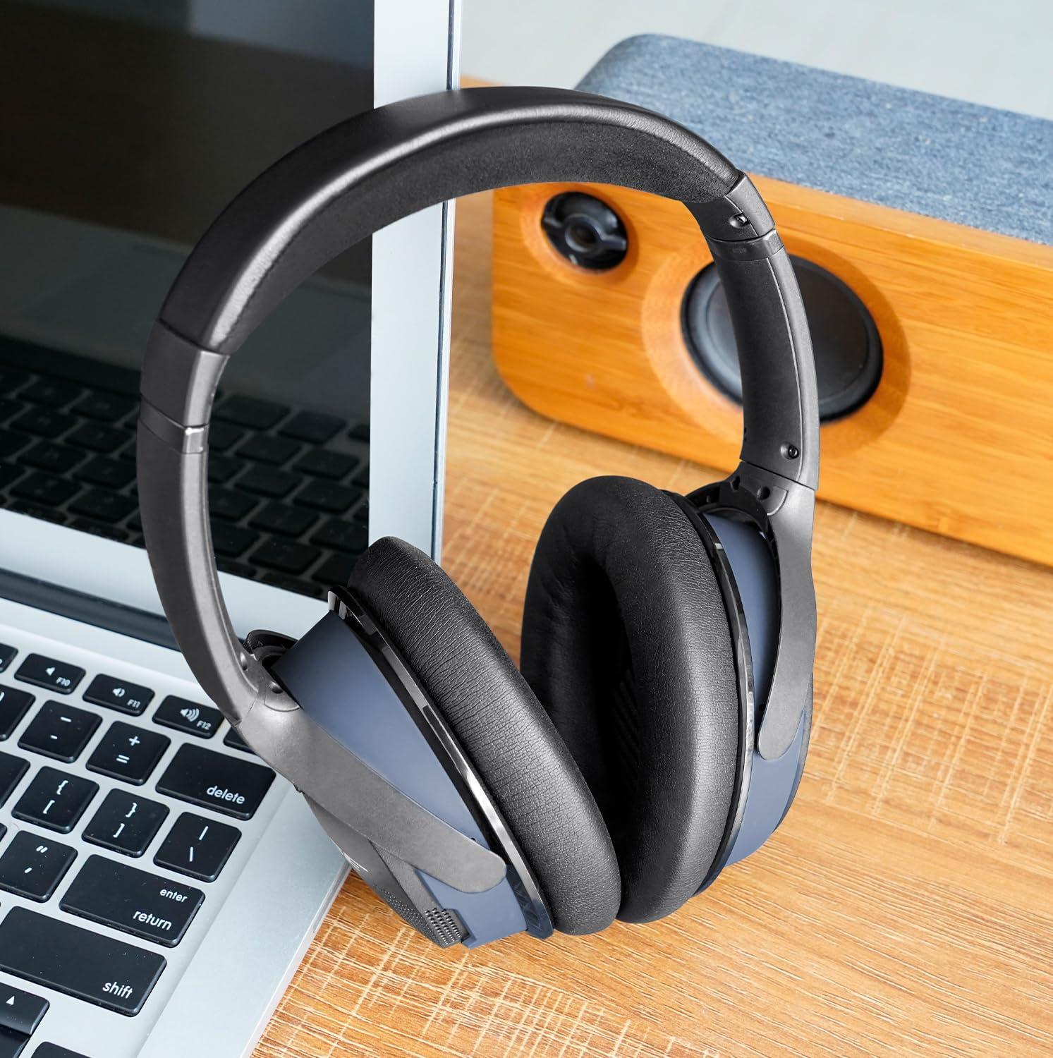 GEVO Ear Pads Replacement for Bose SoundLink AE2 - GEVO Earpad Cushions for SoundLink AE2 / SoundLink Around Ear ii Wireless Headphones with Premium Protein Leather Noise Isolation Memory Foam (Black)