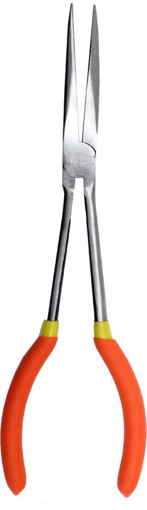 PLIER KING PLIER KING 11\" (27.9 cm) Long Nose Pliers | Extended Reach with 3.5\" (8.9 cm) Nose | Cushioned Grip | Drop Forged Durability