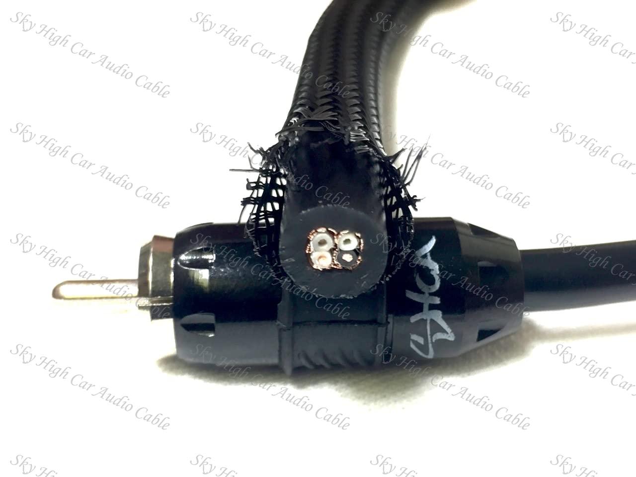 Sky High Car Audio Sky High Car Audio Premium 2-Channel RCA Cable - 20ft