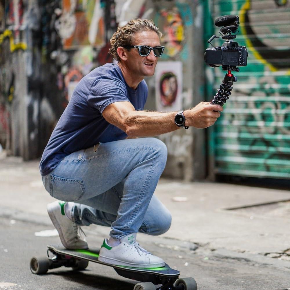 Joby JOBY PRO Vlogger Kit, GorillaPod Camera Vlogging Kit (GorillaPod 5K Flexible Tripod, On-Camera Wavo PRO Microphone, TRR Cables), Vlog Camera Kit, Youtuber Kit, Pro Camera Content Creator Kit