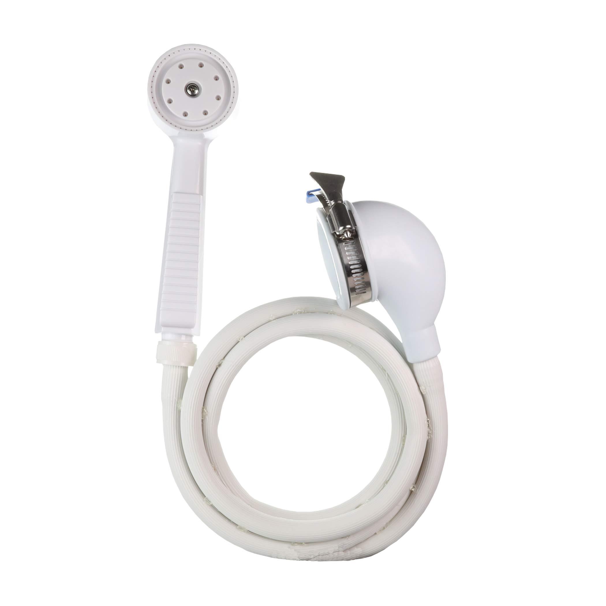 Danco Danco 10086 VersaSpray Portable Hand Held Shower Head Sprayer Fits Bathtubs without Diverter, (Pack of 1), White