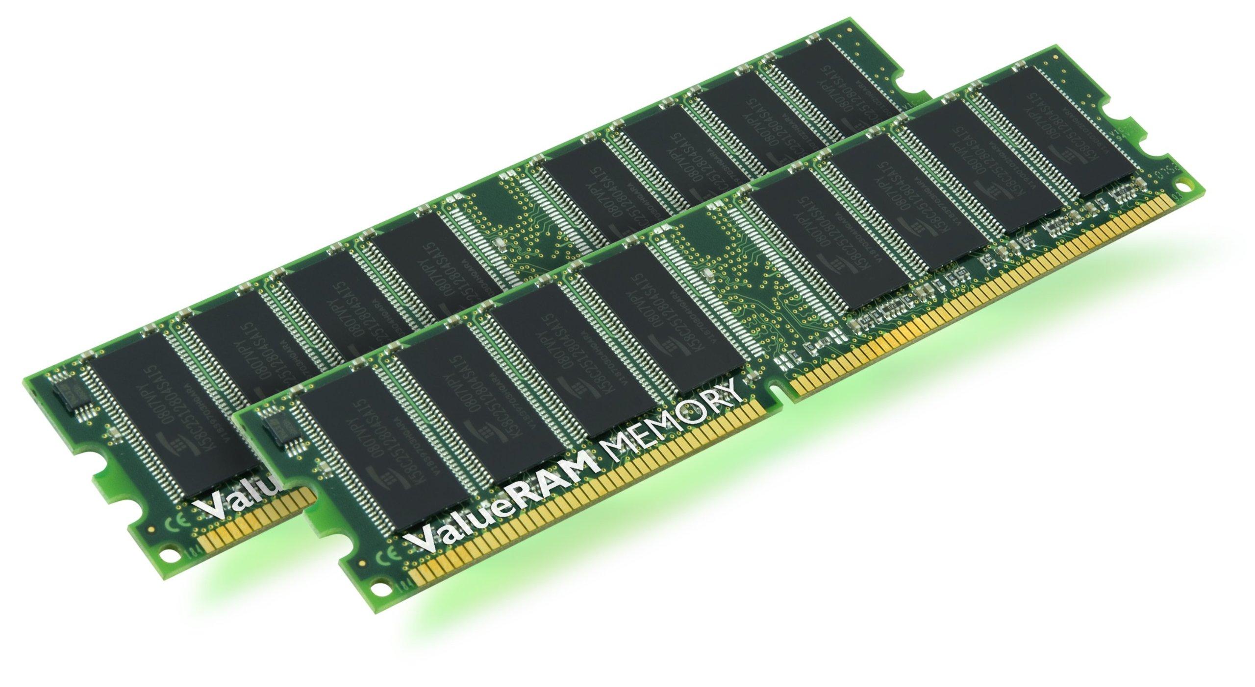 Kingston Kingston KVR400X64C3AK2/1G 1GB DDR400 DDR Non-ECC CL3 Kit