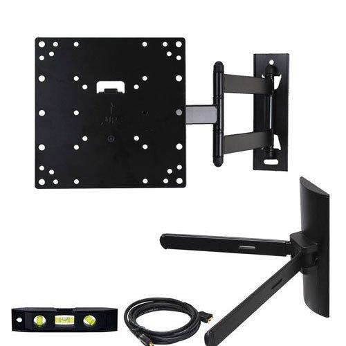 VideoSecu VideoSecu Articulating TV Wall Mount Bracket for Most 23" - 32" Plasma Flat Panel Screen LCD LED TV Displays with Free DVD DVR VCR Mount Bracket ML531BK WO3