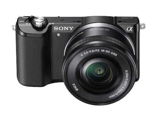 Sony Sony Alpha a5000 Mirrorless Digital Camera with 16-50mm OSS Lens (Black)