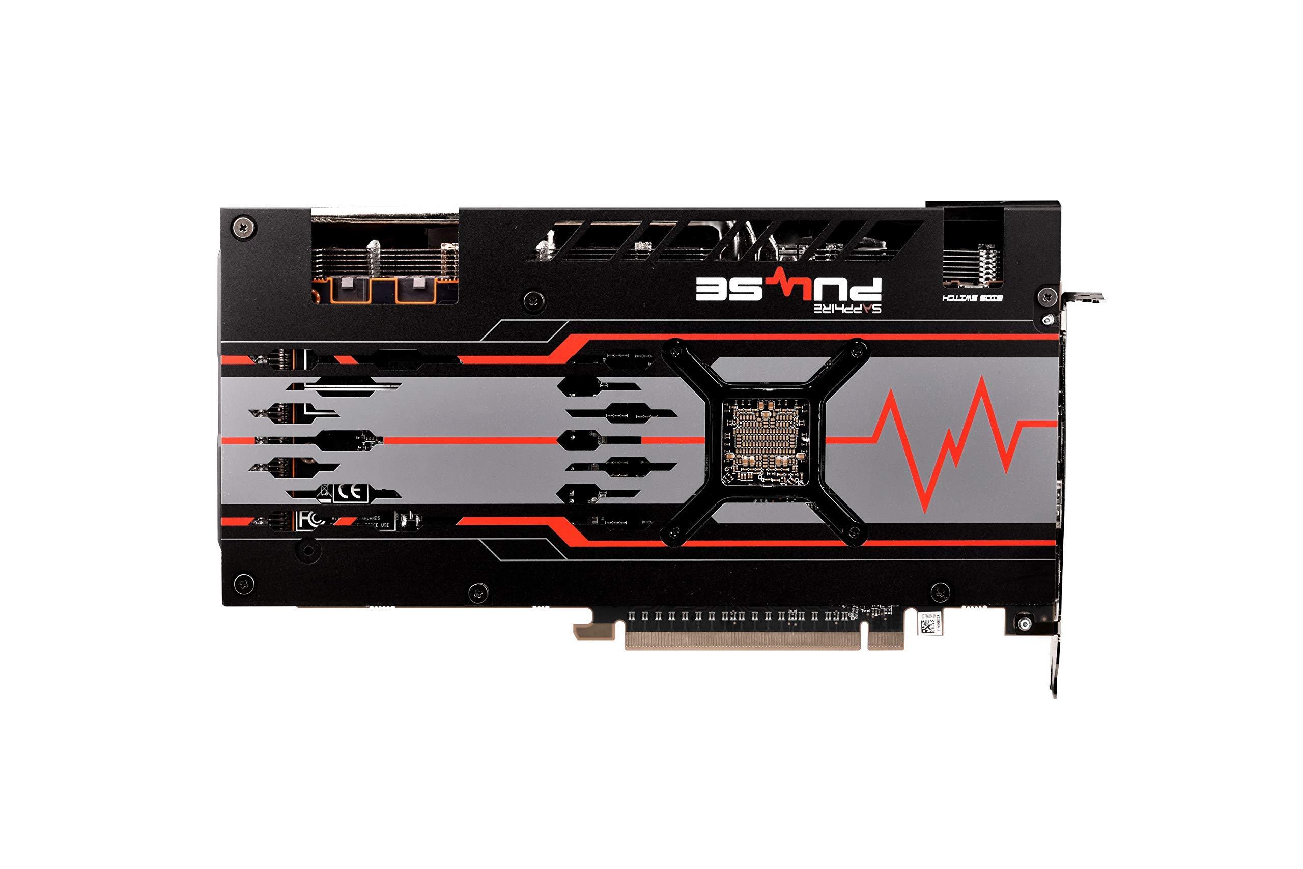 Sapphire Sapphire Technology 11293-01-20G Radeon Pulse RX 5700 Xt 8GB GDDR6 HDMI/ TRIPLE DP OC w/ Backplate (UEFI) PCIe 4.0 Graphics Card (Renewed)