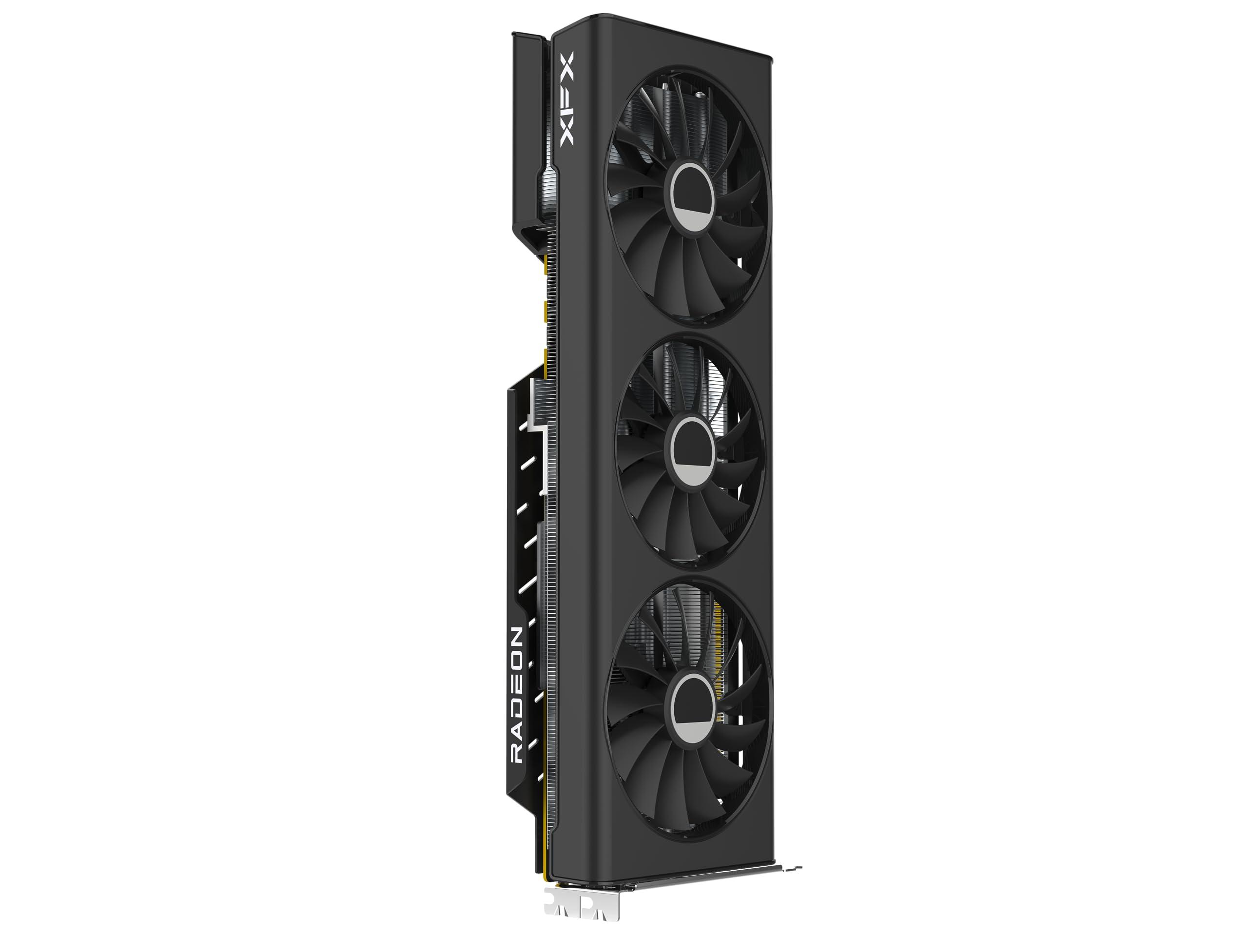 XFX XFX Speedster QICK319 RX 7700 XT Black Gaming Graphics Card 12GB GDDR6 HDMI 3xDP, AMD RDNA 3 RX-77TQICKB9