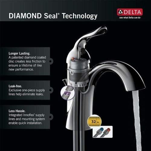 DELTA FAUCET DELTA FAUCET 140-DST, 9.19 x 8.00 x 9.19 inches, Chrome