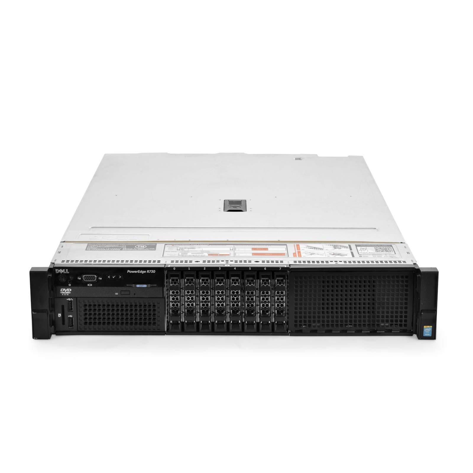 Dell Dell PowerEdge R730 Server 3.00Ghz 8-Core 128GB RAM 2X 800GB SSD 6X 1.8TB Rails (Renewed)