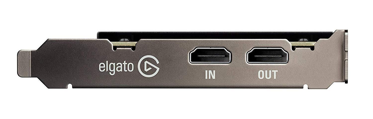 Elgato Elgato Game Capture 4K60 Pro - 4K 60fps Capture Card with Ultra-Low Latency Technology for Recording PS4 Pro and Xbox One X Gameplay, PCIe x4, Black