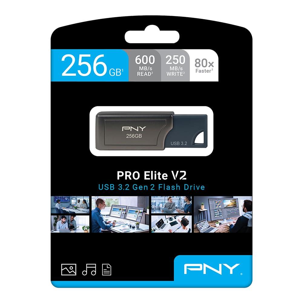 PNY PNY 256GB PRO Elite V2 USB 3.2 Gen 2 Flash Drive 600MB/s