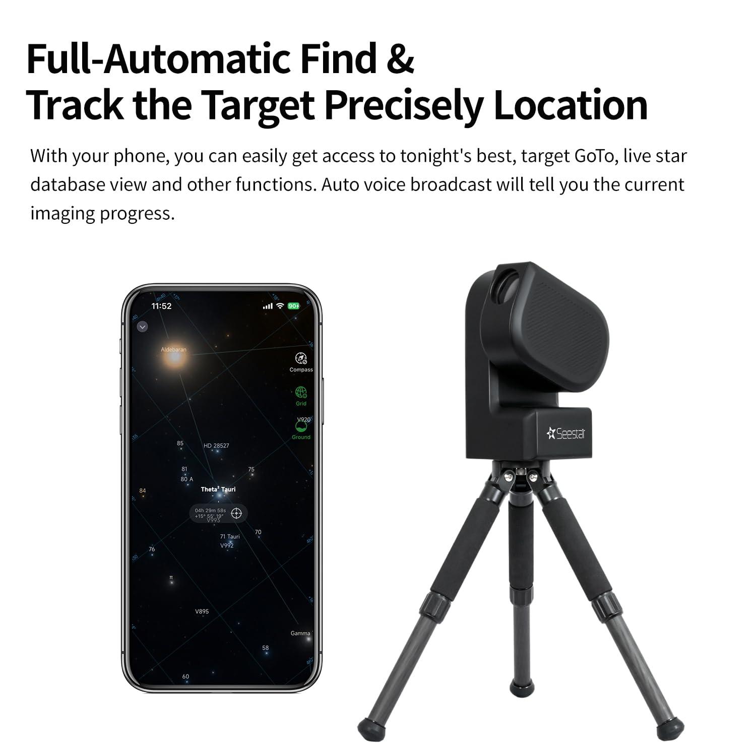 ZWO ZWO Seestar S50 Smart Digital Telescope All-in-One Autofocus Portable for Beginners and Experienced Users