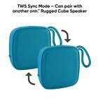 Onn Generic Mini Wireless Rechargeable Bluetooth Speaker ONN Rugged Water Resistant Portable Speaker (Teal)