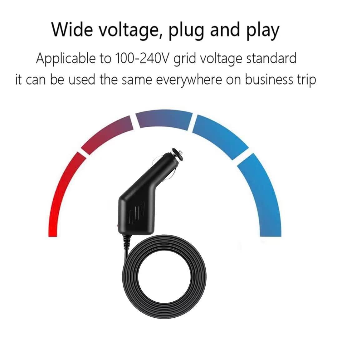 Ddkxndb Ddkxndb Car Charger Compatible with Garmin NUVI 1490 GPS Vehicle Power Cable Mains PSU Switching