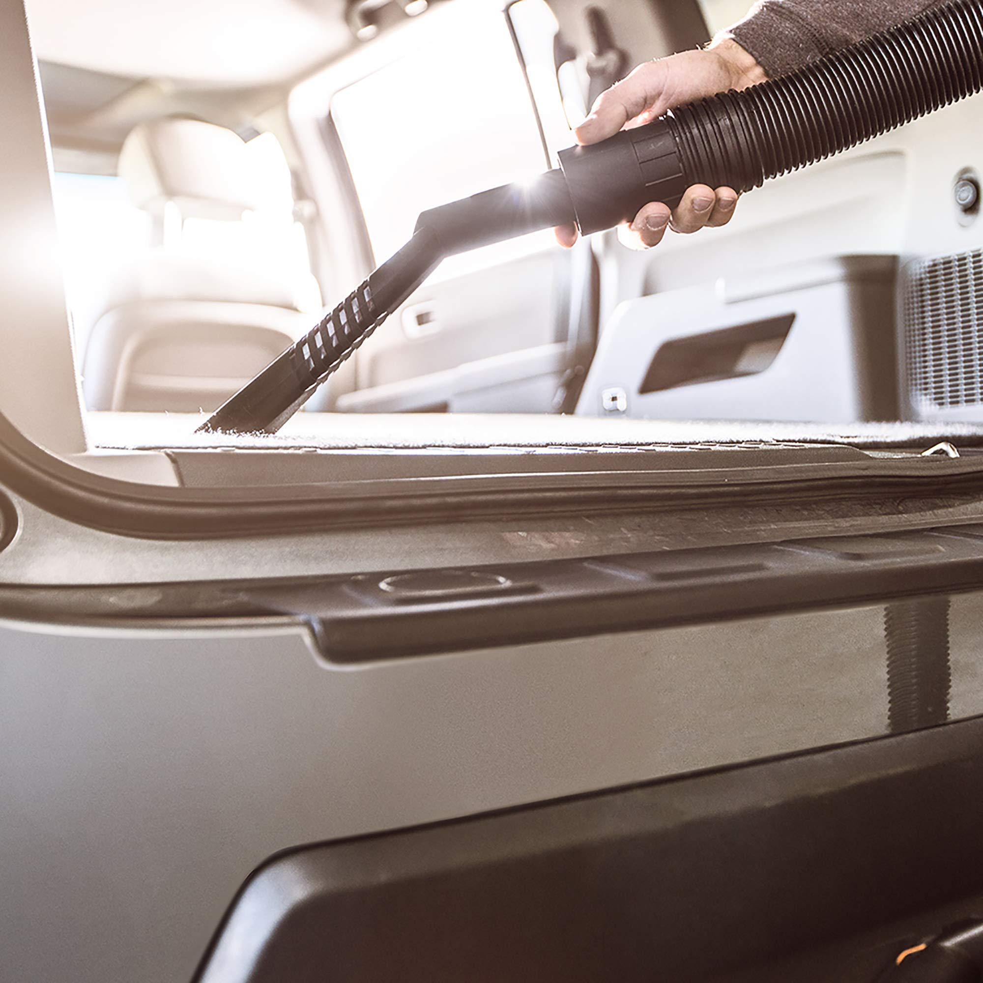 WORKSHOP Wet/Dry Vacs WORKSHOP Wet/Dry Vacs Vacuum Accessories WS25052A Car Cleaning Kit for Wet Dry Vacuum Cleaners, 1-1/4-inch Shop Vacuum Attachments with 2-1/2-inch Hose Adapter, Designed for Automotive Detailing