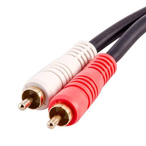 Seismic Audio Seismic Audio - SA-DRCXLF6-2Pack - Pair of Premium 6 Foot Dual XLR Female to Dual RCA Male Patch Cables - XLRF to 2-RCA Link Cables