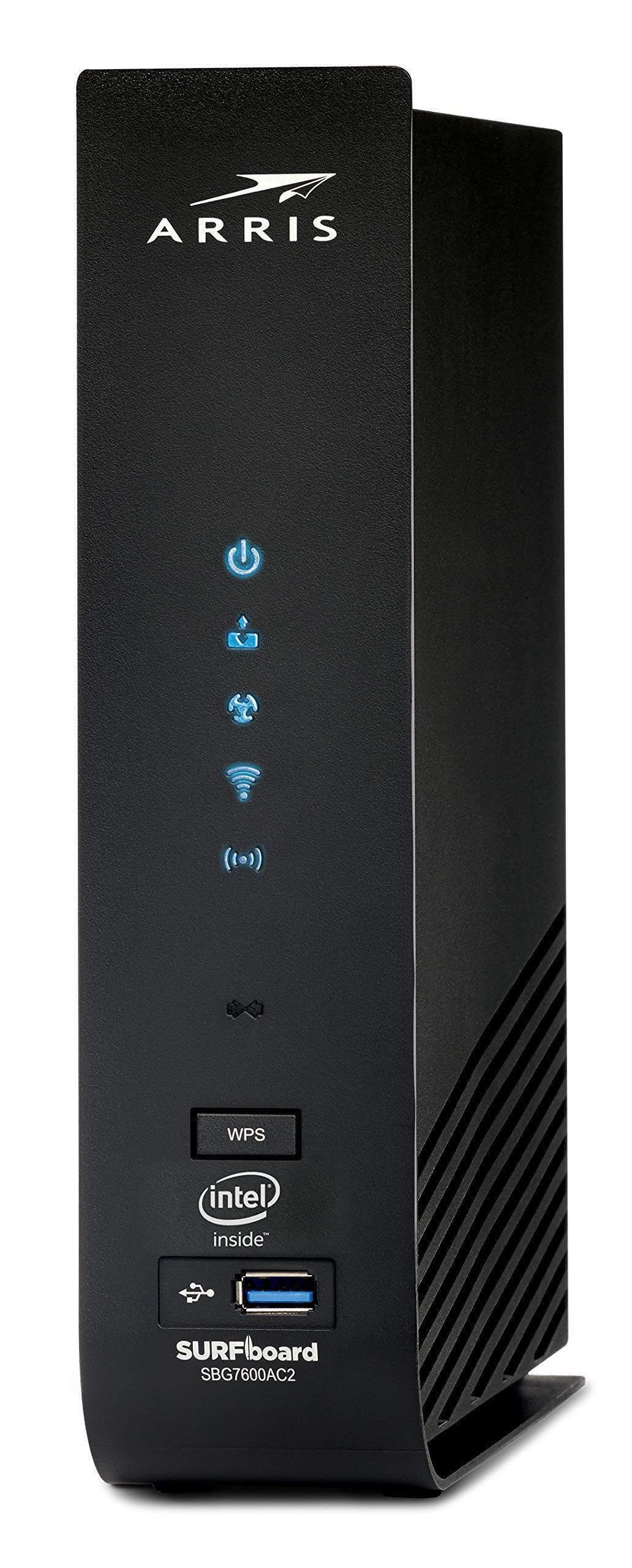 ARRIS ARRIS Surfboard SBG7600AC2-RB DOCSIS 3.0 Cable Modem & AC2350 Wi-Fi Router , Approved for Comcast Xfinity, Cox, Charter Spectrum & more , Four 1 Gbps Ports , 800 Mbps Max Internet Speeds,- REFURBISHED