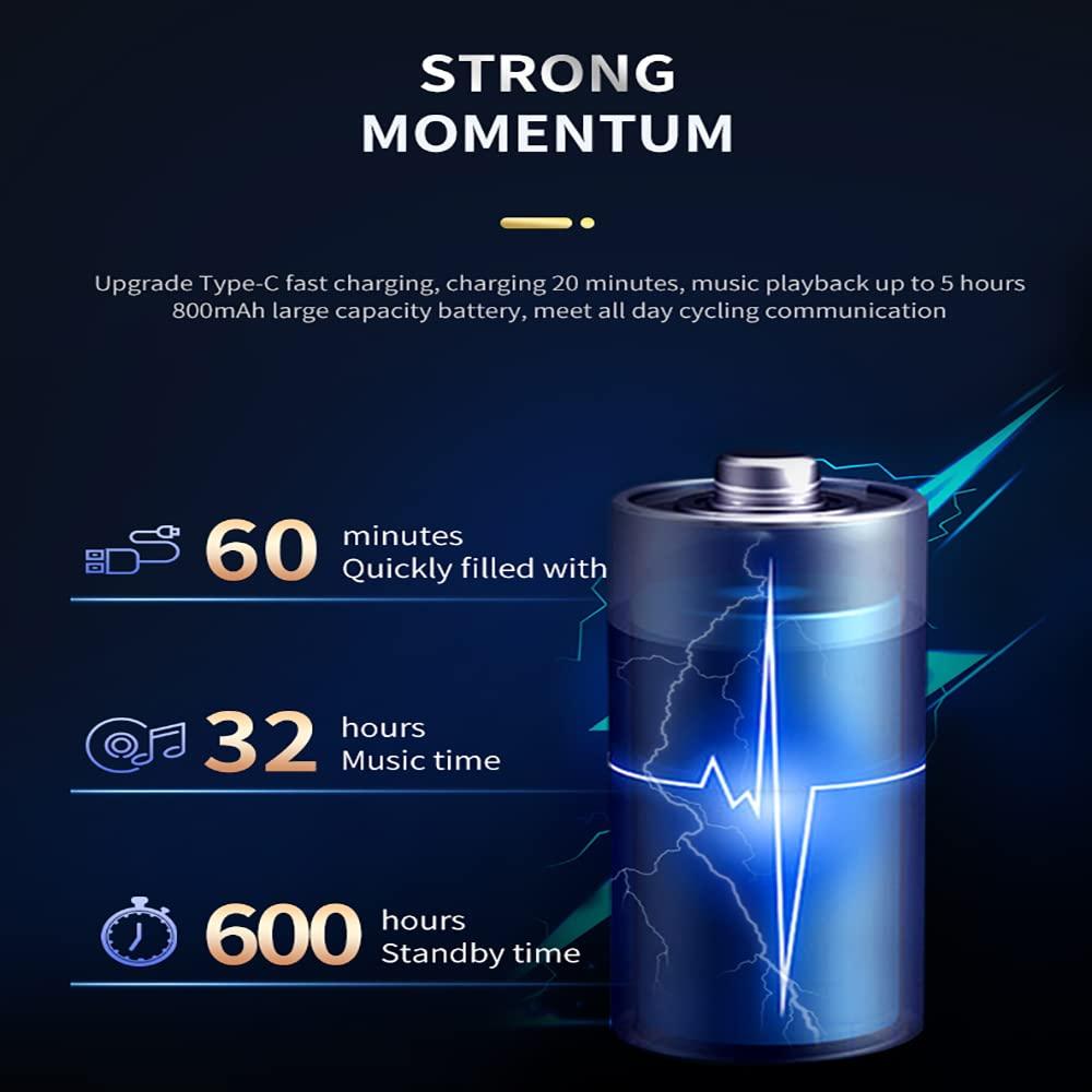 Martian Martian Motocycle Helmet Bluetooth Headset Wireless IP67 Waterproof Moto Biking & Skiiing/BT-S2 /1000M Intercom/2 in 1 Microphone/2 Riders Intercom/