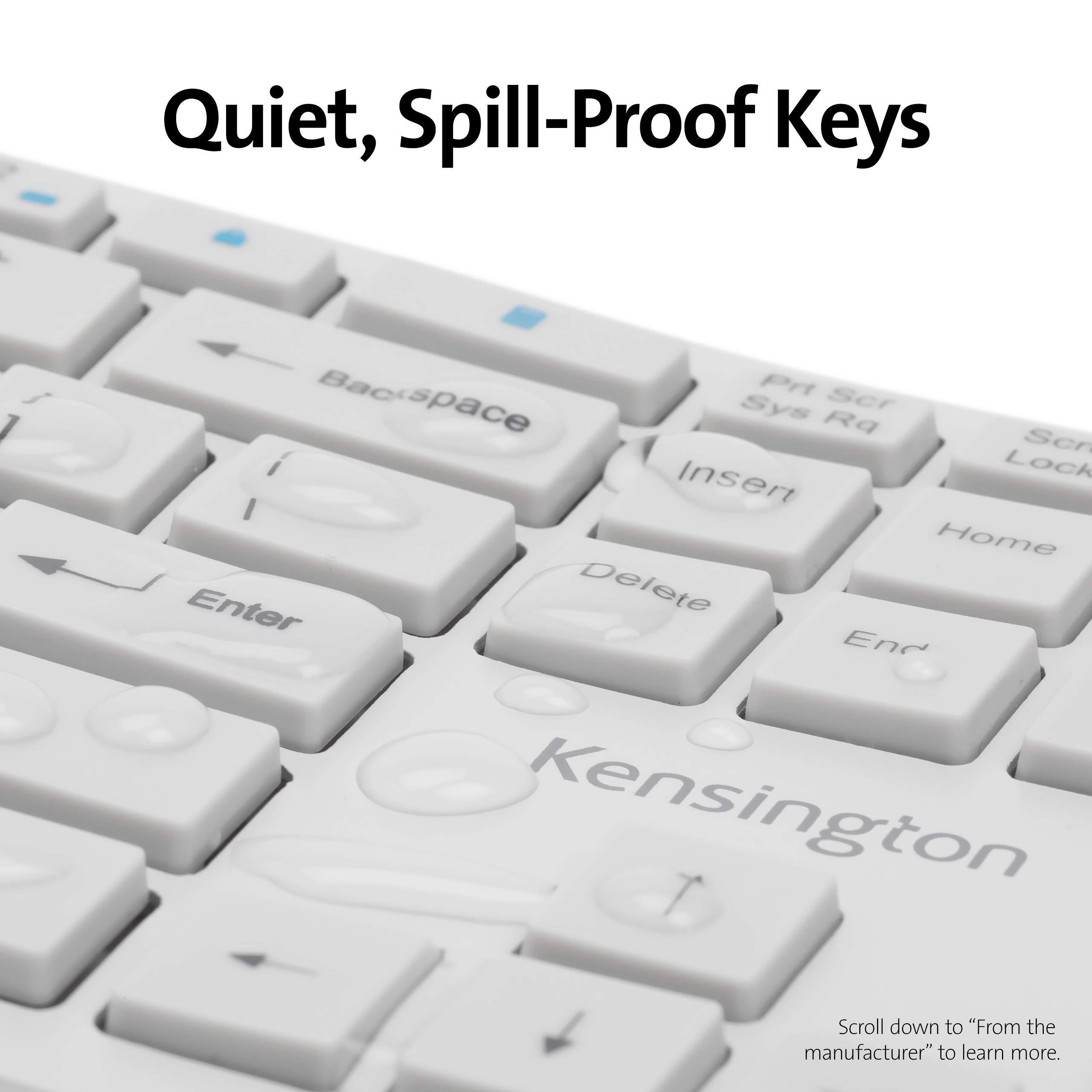 Kensington Kensington Pro Fit Ergonomic Wireless Keyboard and Mouse - Grey (K75407US)