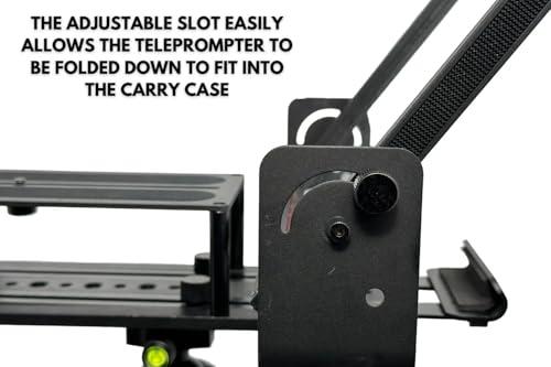 Glide Gear Glide Gear TMP100 Adjustable iPad/ Tablet/ Smartphone Teleprompter Beam Splitter 70/30 Glass w/ Carry Case No Plastic All Metal / No Assembly Required